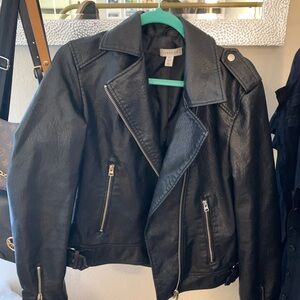 Topshop leather jacket